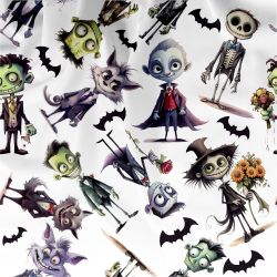 Halloween monster 2- materiálové varianty | Bela- polyesterový úplet, Torino -úplet funkční, MILKY -úplet funkční, FERRA -úplet, Lycra, PUSH UP LYCRA/ plavkovina, Garzato- počesaný funkční úplet, Termo lycra počesaná, DOLOMITY -počesaný 250 gsm, Softshell zimní 320 gsm, Softshell LETNÍ NEPRUŽNÝ, Softshell ZIMNÍ PRUŽNÝ 220 gsm, Softshell letní pružný 220gsm, Softshell jarní 285 gsm, Softshell BERÁNEK, Kočárkovina, Micropeach -tkanina 100 % pes, Silver pružné plátno, X-BAVLNĚNÝ SATÉN, BAVLNĚNÝ úplet LORA 180, Bavlněná teplákovina LORA 250 gsm, BAVLNĚNÝ úplet MIRA 230, Mušelín, SILKY, Venezie úplet, Satén úpletový Valentino  PES+el., Microplyš pružný