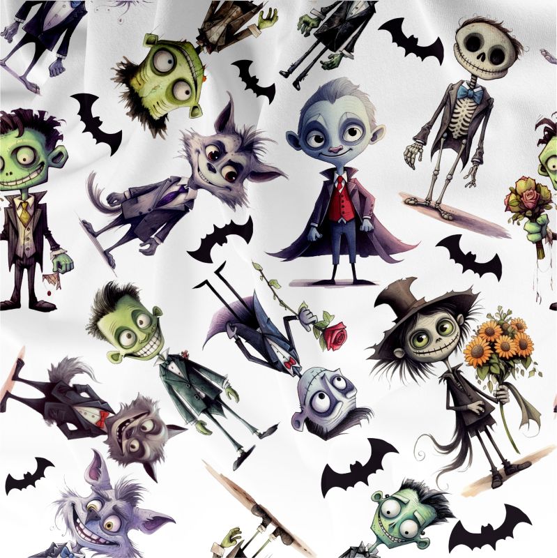 Halloween monster 2- materiálové varianty mavaga design