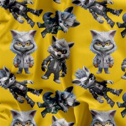 V rytumu PUNK zvířátek hořčice- materiálové varianty mavaga design