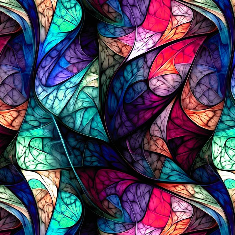 Barevné vitrážové sklo- materiálové varianty mavaga design