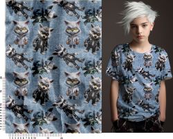 V rytumu PUNK zvířátek jeans- materiálové varianty mavaga design V rytumu PUNK zvířátek jeans- materiálové varianty mavaga design