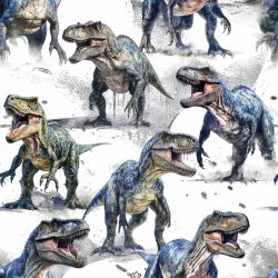 SAM1379A (DINOSAURUS REX na bílé- materiálové varianty)