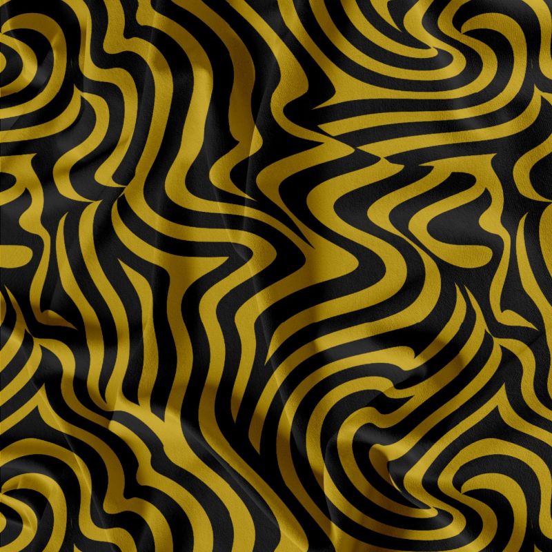 Černo-HOŘČICOVÁ MIX- materiálové varianty mavaga design