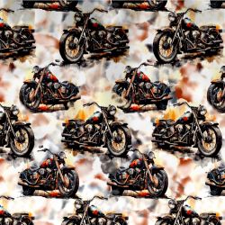 Motorky akvarel- materiálové varianty mavaga design