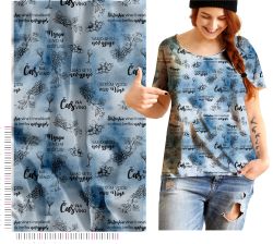 VÍNO perokresba na modré- materiálové varianty mavaga design