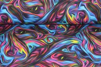 Teplákovina MODRÝ MIX- 250 gsm EU-úplety atest pro děti