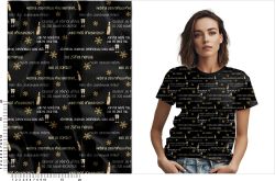 Silvestrovské hlášky - černá- materiálové varianty mavaga design Silvestrovské hlášky