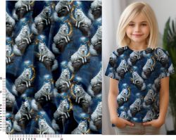 Vlk na tmavé- materiálové varianty mavaga design