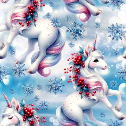 SAM1468B (Jednorožec a glitry na obláčkách- materiálové varianty)