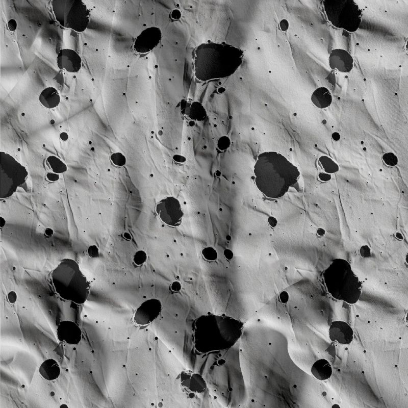 Potrhaná látka bílá - materiálové varianty mavaga design