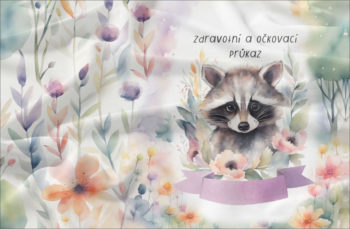 Panel na zdravotní průkaz Mýval 1ks ČESKÝ VÝROBEK