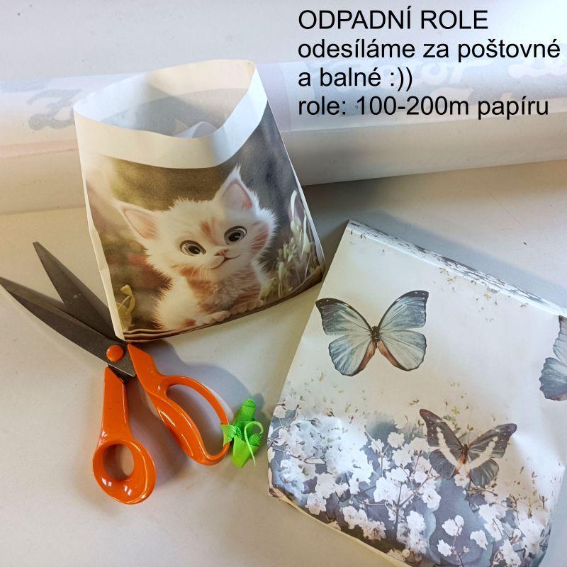 papírové role -1role = 1x poštovné BALÍK DO RUKY - ne dobírka ! vyrobeno v EU