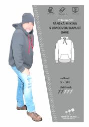 STŘIH na pánskou mikinu