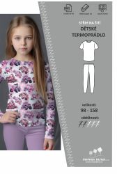 STŘIH NA dětské prádlo legíny a triko