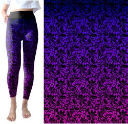 PANEL na šaty / triko/leginy - ombré +krajkaE- materiálové varianty mavaga design