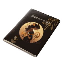 Panel na těhotenský průkaz Žena a květiny 1ks