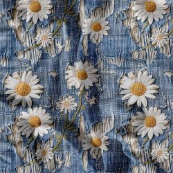 silky výšivka, silky tisk, látka úplet louka mavaga design