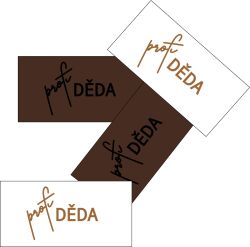 Koženkový štítek gravír - " profi DĚDA" -varianty | profi děda - světlý, profi děda - tmavý Koženkový štítek gravír - " profi DĚDA" -varianty | profi děda - světlý, profi děda - tmavý