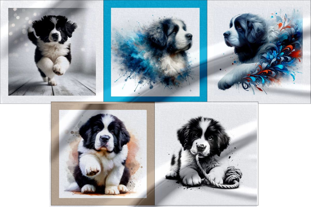 Panel malý - Landseer -materiálové varianty ČESKÝ VÝROBEK