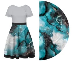 Panel na půlkolovku-opal mramor -materiálové varianty mavaga design