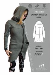 Střih na mikinový kabátek