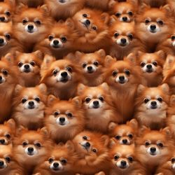 Pomeranian teplákovina, Pomeranian kočárkovina, Pomeranian softchel mavaga design