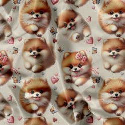Pomeranian teplákovina, Pomeranian kočárkovina, Pomeranian softchel mavaga design