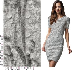 silky výšivka, silky tisk, látka vyšívané květy mavaga design