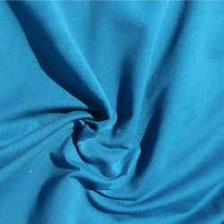 Teplákovina střední tyrkys POČESANÁ 310 gsm,barva 940 o 20 % světlejší  