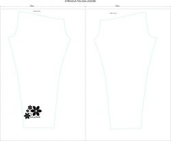 panel na šaty, panel na leginy mavaga design