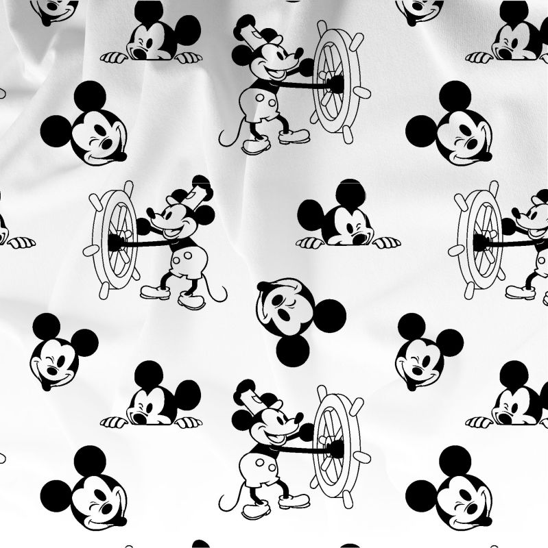 Látka mickey mouse mavaga design