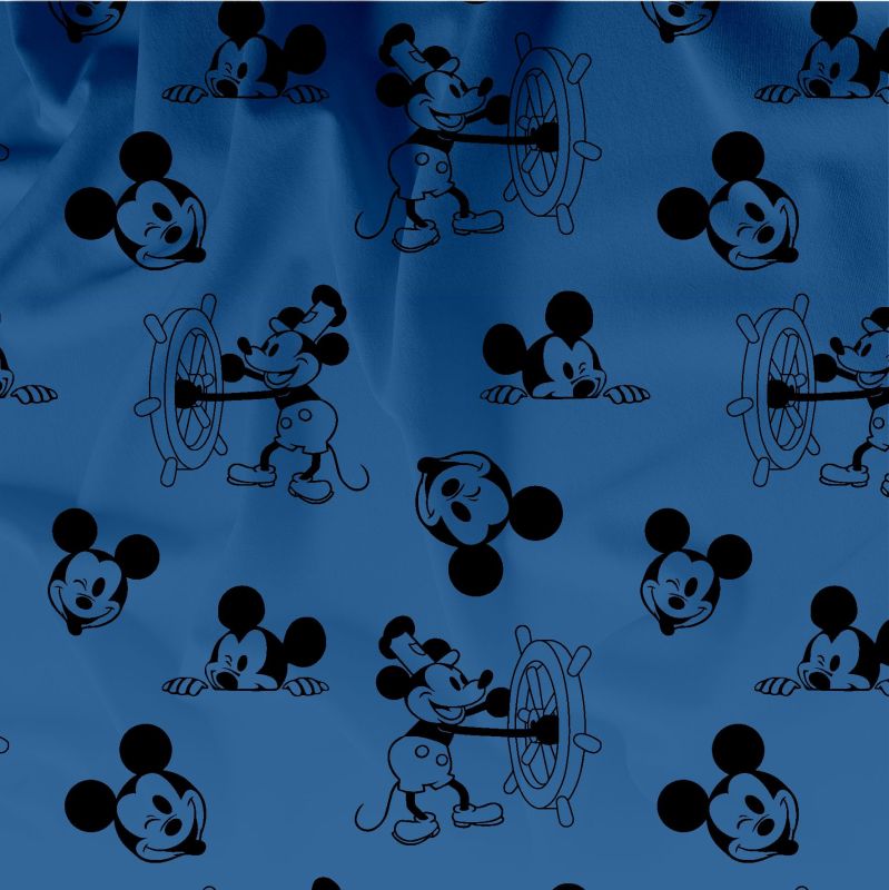 Látka mickey mouse mavaga design