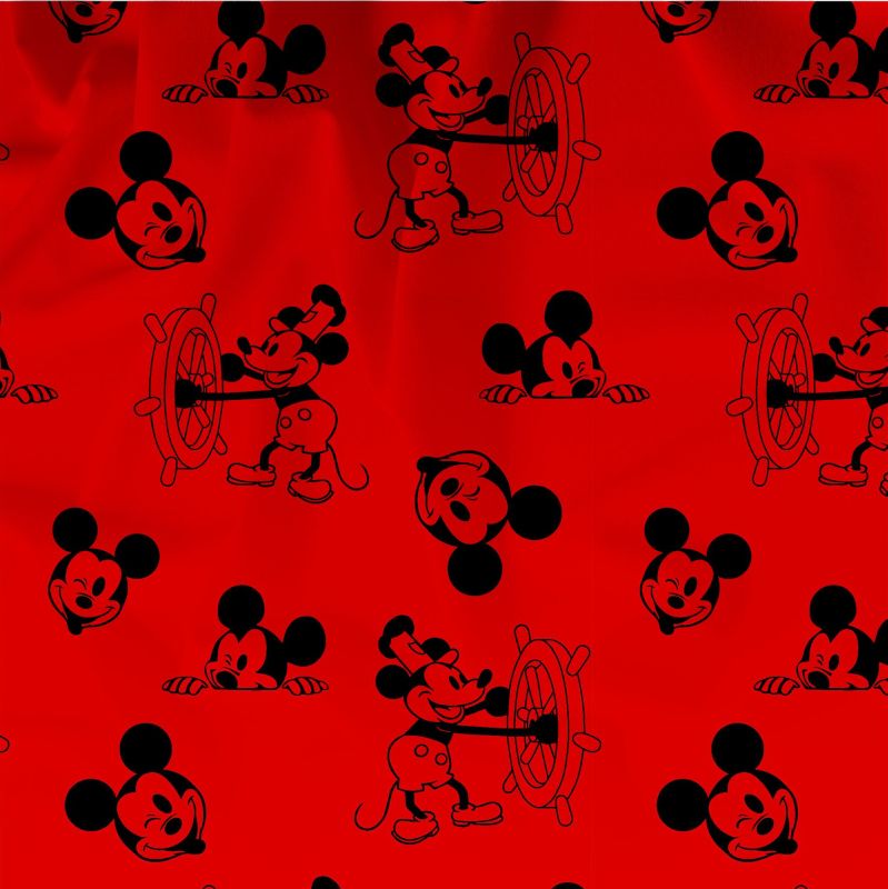 Látka mickey mouse mavaga design