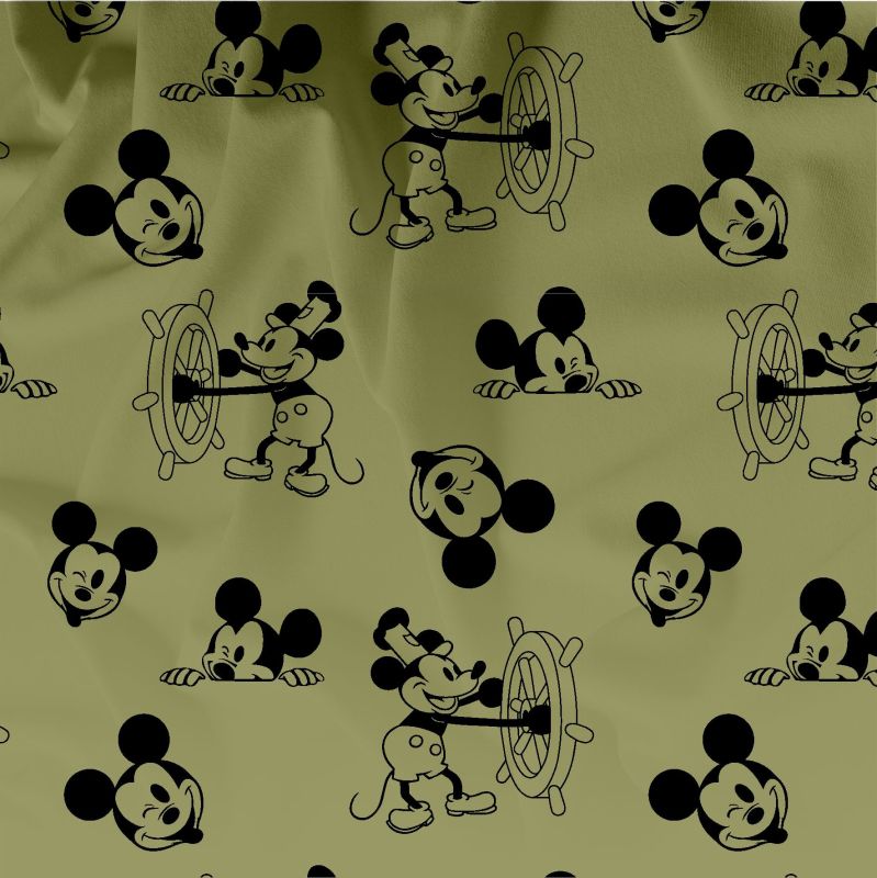 Látka mickey mouse mavaga design