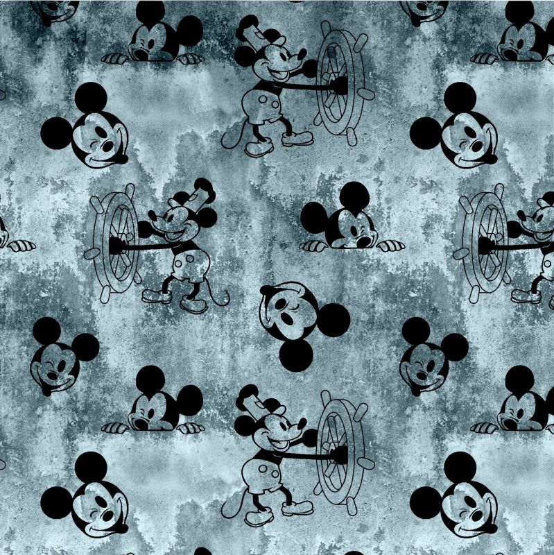 Látka mickey mouse mavaga design