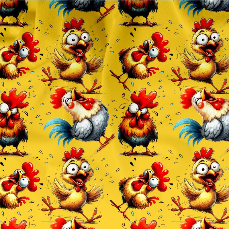 Látka slepičky mavaga design