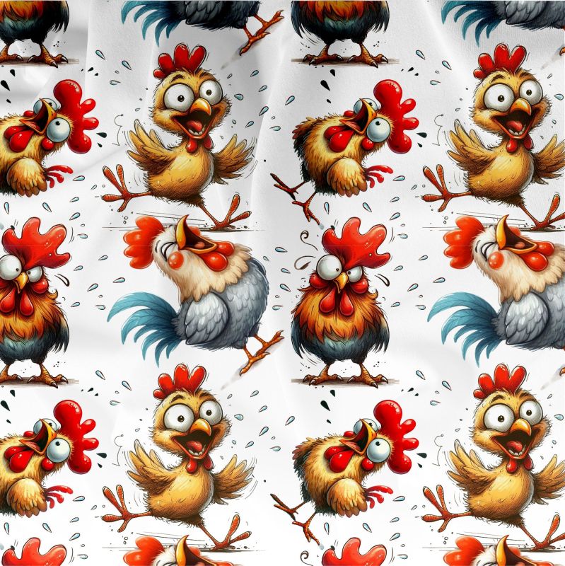 Látka slepičky mavaga design