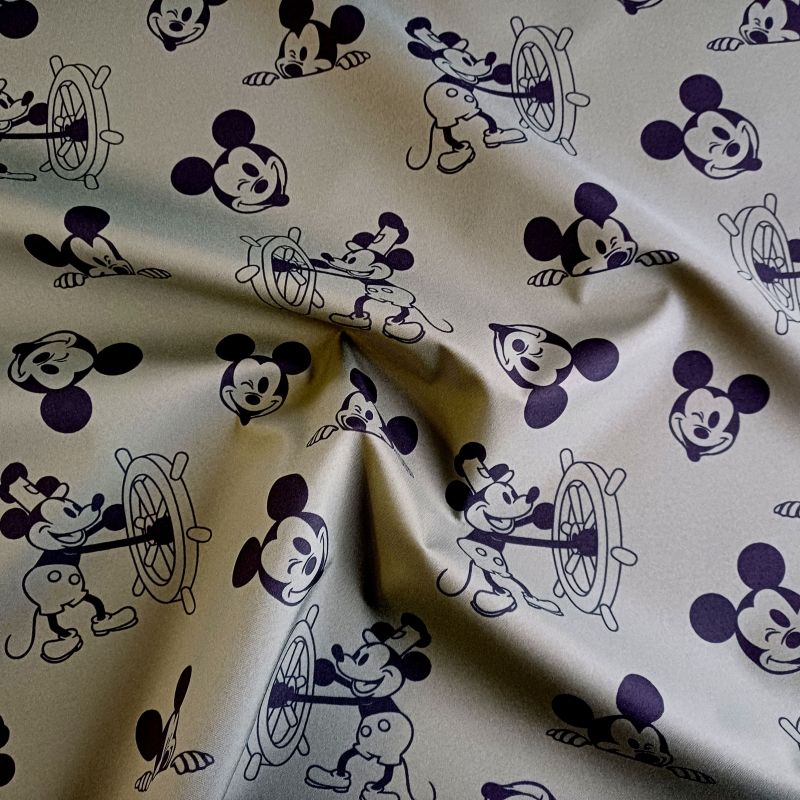 Softshell LETNÍ NEPRUŽNÝ – ARMY- barva 280 MICKEY MOUSE vyrobeno v EU