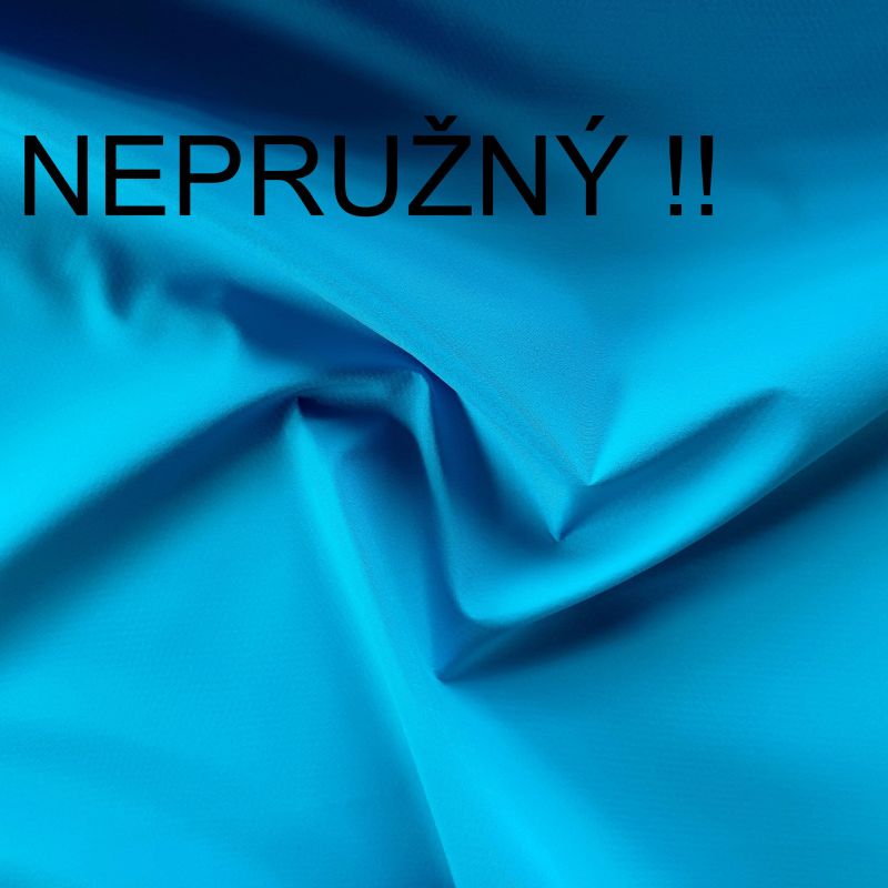 Softshell LETNÍ NEPRUŽNÝ - světlý tyrkys vyrobeno v EU
