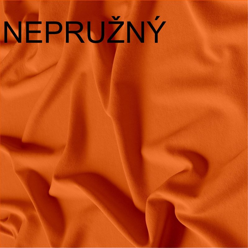 Softshell LETNÍ NEPRUŽNÝ -TMAVŠÍ ORANŽOVÁ vyrobeno v EU