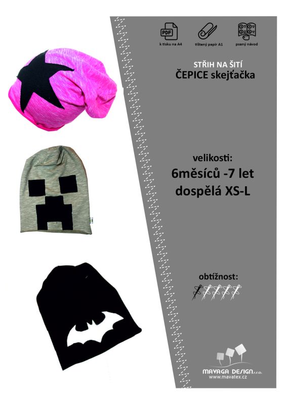 STŘIH NA ČEPICI Mavatex