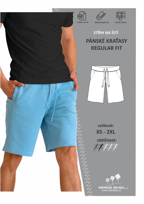 Střih na pánské kraťasy