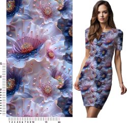 silky zlaté květy, silky tisk, látka kytky mavaga design silky zlaté květy, silky tisk, látka kytky mavaga design