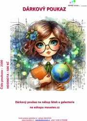 Dárkový poukaz - 500 kč  | Elektronické pdf emailem - sami tisknete, Vytištěný poukaz - posíláme dopravcem
