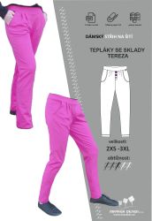 Elektronický střih -Dámské tepláky se sklady- TEREZA Mavatex Elektronický střih -Dámské tepláky se sklady- TEREZA Mavatex