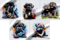 látkový panel  CANE CORSO | SOFTHELL zimní 320gsm, Kočárkovina, X-BAVLNĚNÝ SATÉN
