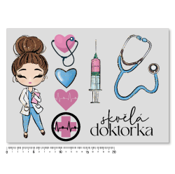 nažehlovací obrázky doktorka