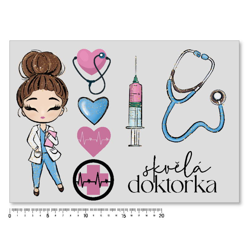 nažehlovací obrázky doktorka
