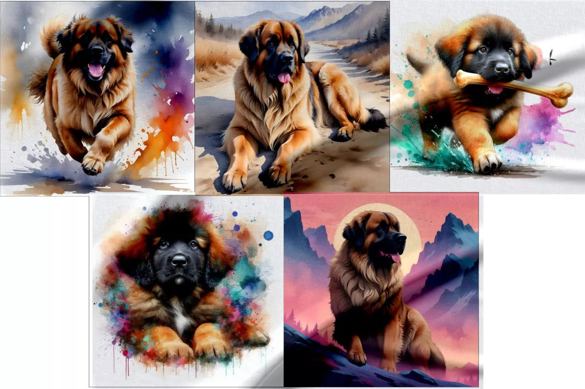 látkový panel Leonberger ČESKÝ VÝROBEK