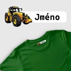 Nažehlovací jmenovky s bagrem - 20ks